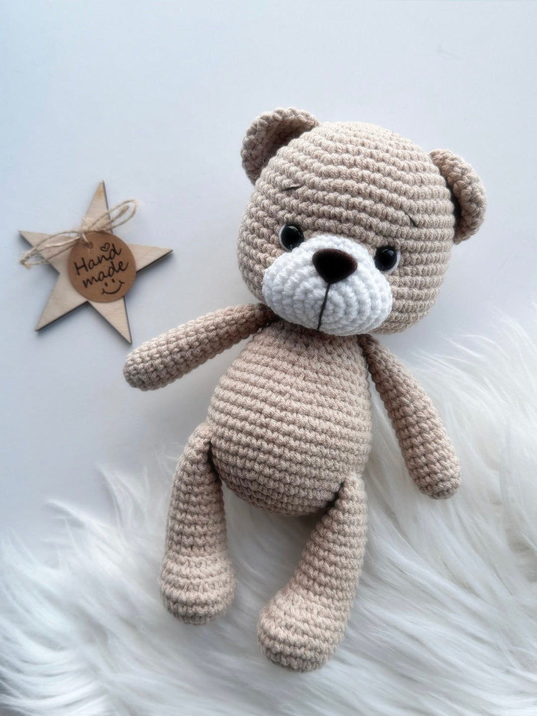 Lulu The Bear. Amigurumi Teddy Bear Pattern. PDF Digital file