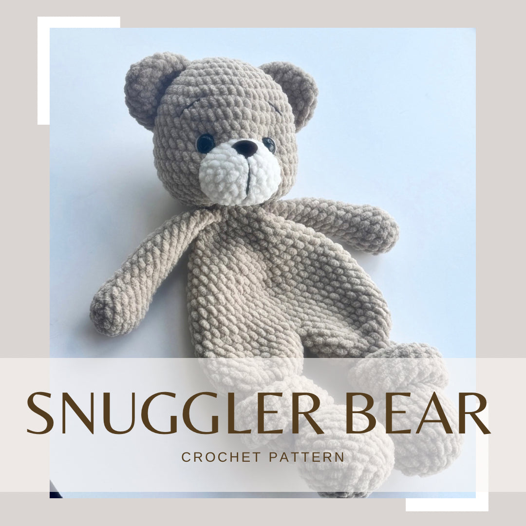 Snuggler Bear. Crochet Pattern. PDF File