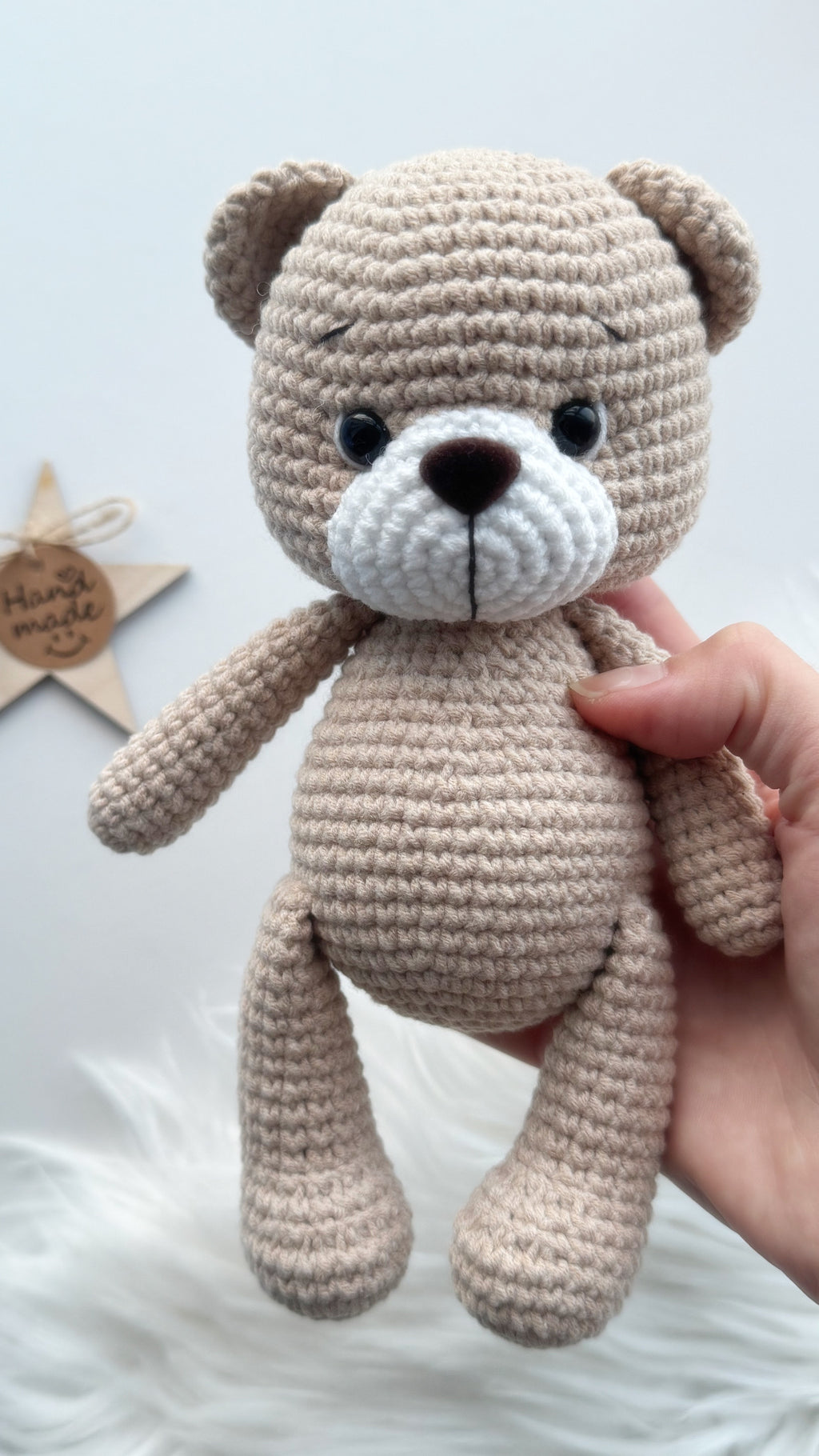 Lulu The Bear. Amigurumi Teddy Bear Pattern. PDF Digital file