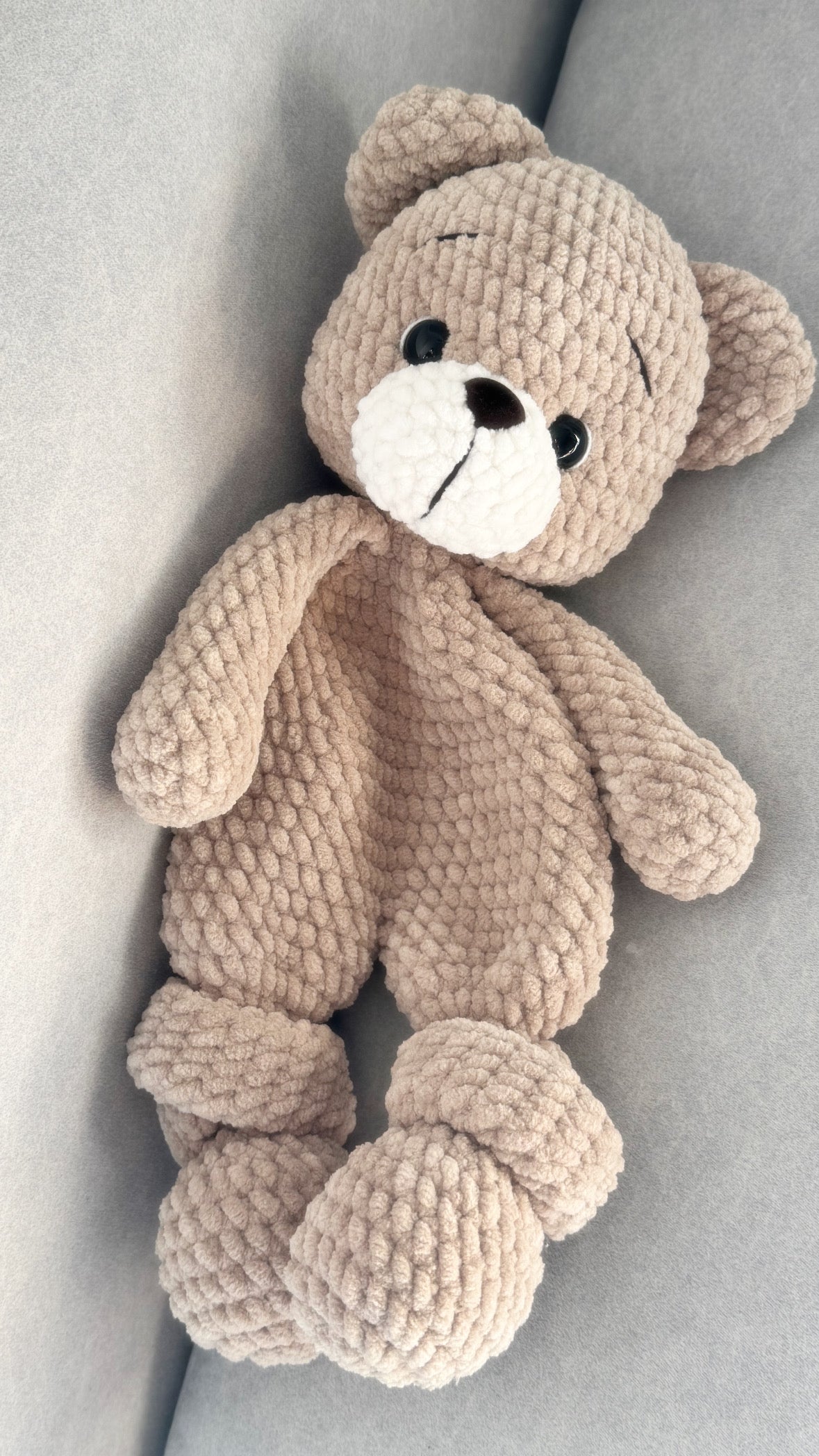Snuggler Bear. Crochet Pattern. PDF File