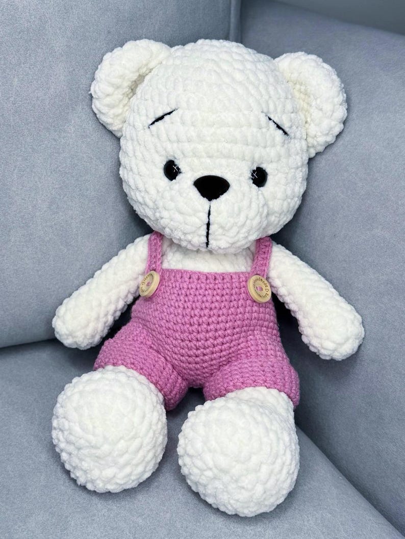Eden The Bear. Amigurumi Teddy Bear Pattern. PDF Digital file
