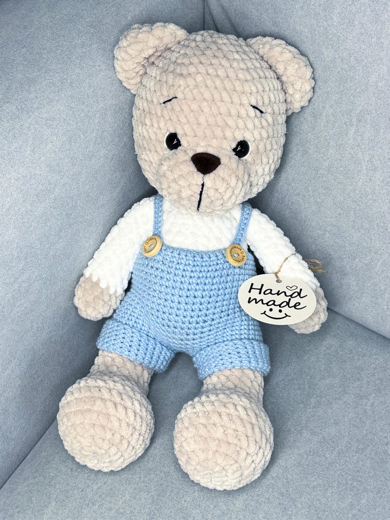 Eden The Bear. Amigurumi Teddy Bear Pattern. PDF Digital file