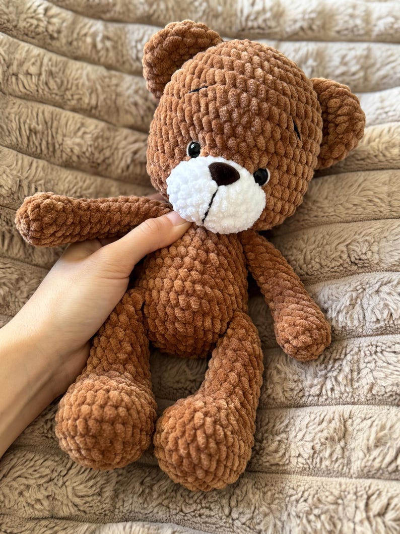 Eden The Bear. Amigurumi Teddy Bear Pattern. PDF Digital file