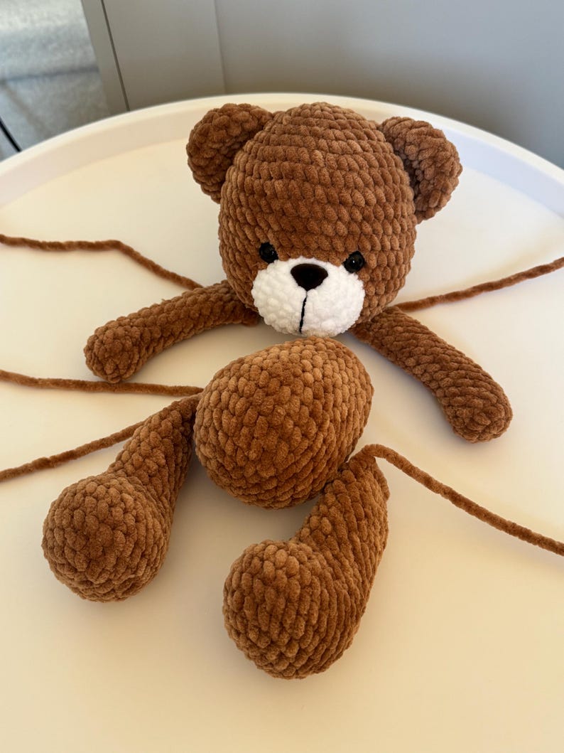 Eden The Bear. Amigurumi Teddy Bear Pattern. PDF Digital file