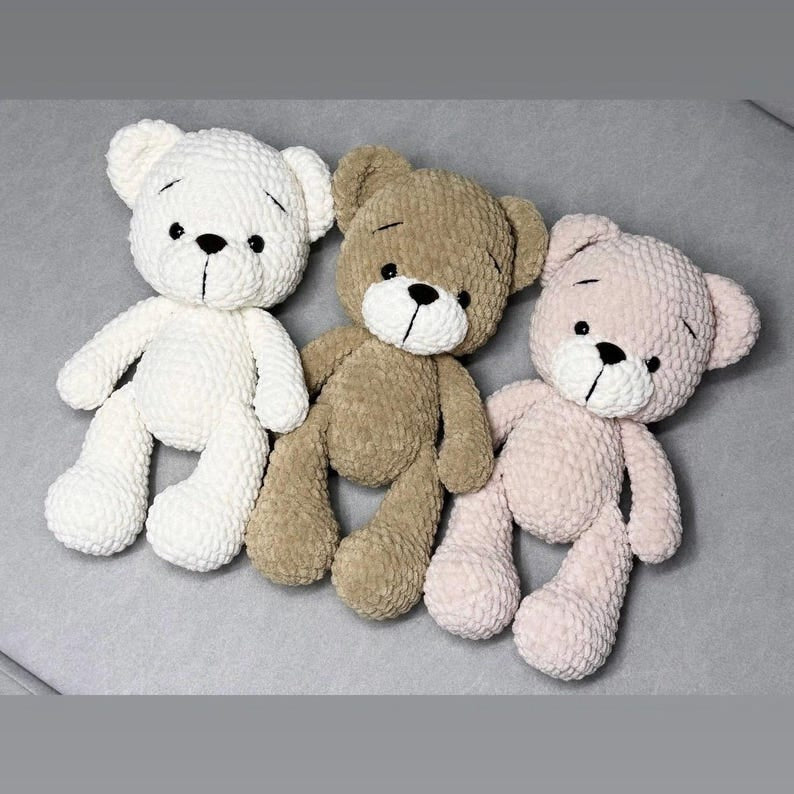 Eden The Bear. Amigurumi Teddy Bear Pattern. PDF Digital file